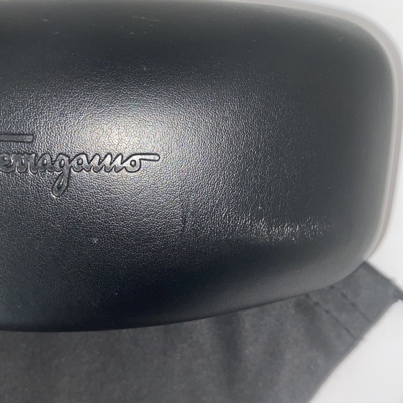 SALVATORE FERRAGAMO Sunglasses Eyeglasses Case with Dust Bag - Picture 6 of 12